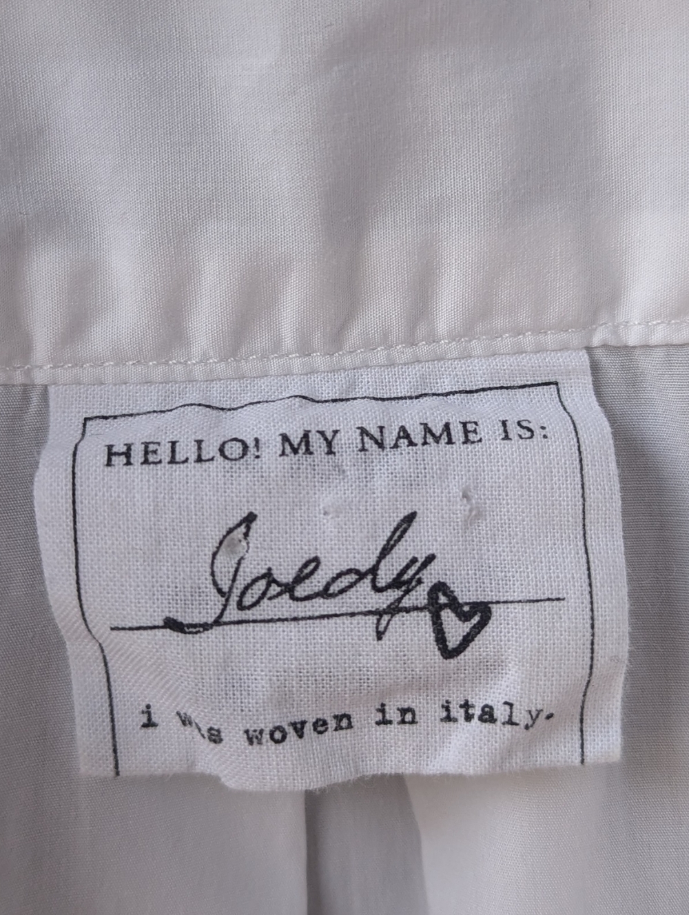 NWOT Frank & Eileen Joedy Cotton Button-Up Shirt White Size Large - Picture 4 of 9